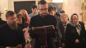 ``Славно бо прославися...' на чтении паремий на вечерне. Литургия Великой субботы. 15 апреля 2023 г