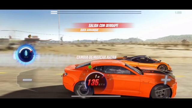 【CSR2】COPO Camaro (gold) 7.21x WR launch manual , shift & tune смотреть онлайн