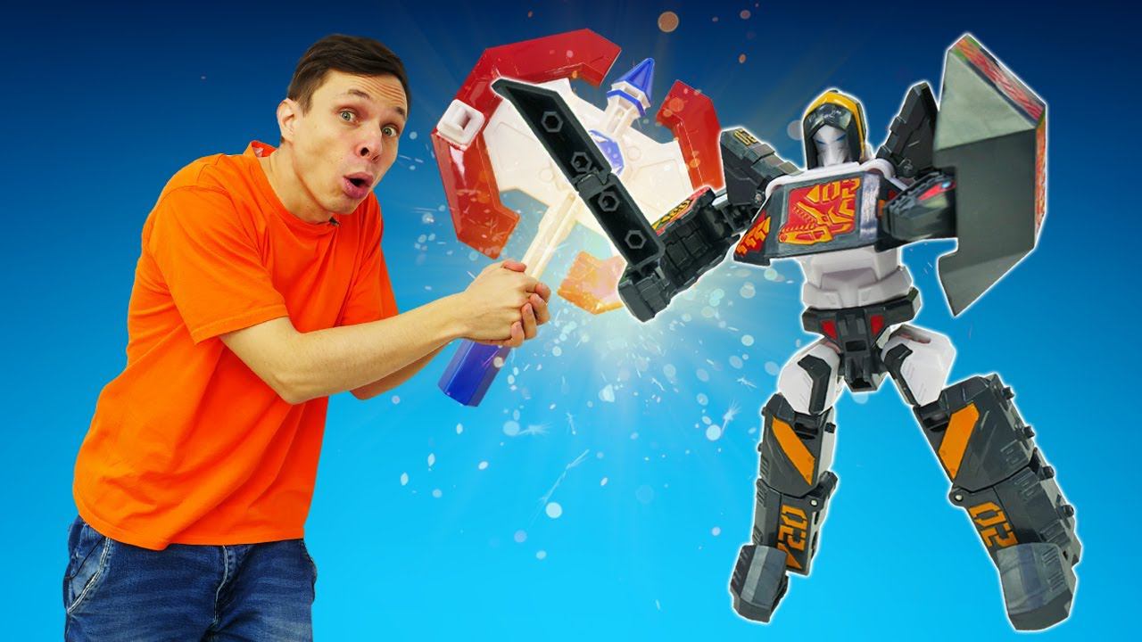 Крутые роботы GEOMECHA в новом видео для мальчиков: Играй игры в игрушки смотреть онлайн
