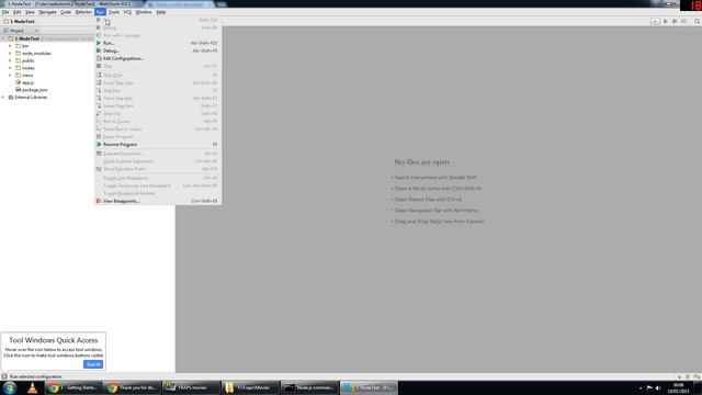 1- Node.js, Express, Jasmine & WebStorm IDE смотреть онлайн