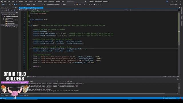 Brain Fold Builders - Chapter 2 Programming Challenge 3 - Starting out with C++ 9th Edition смотреть онлайн