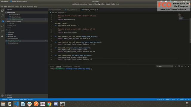 Advanced Python Skills - Fixtures смотреть онлайн