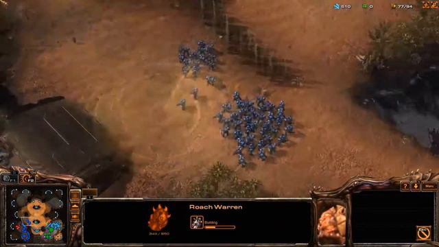 StarCraft 2 Destroyed By The Biggest Army! смотреть онлайн