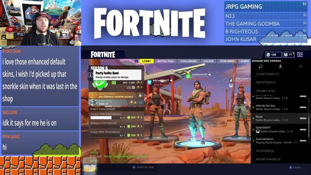 Fortnite - Nintendo Switch (Playing With Viewers) смотреть онлайн