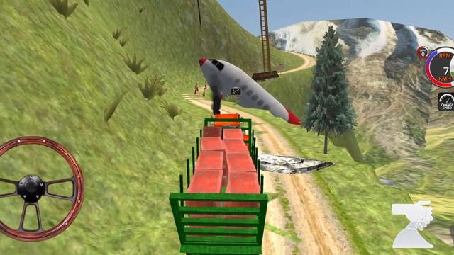 #jcbgames Tractor trolley simulator 3d at risky ride | jcb tractor games смотреть онлайн
