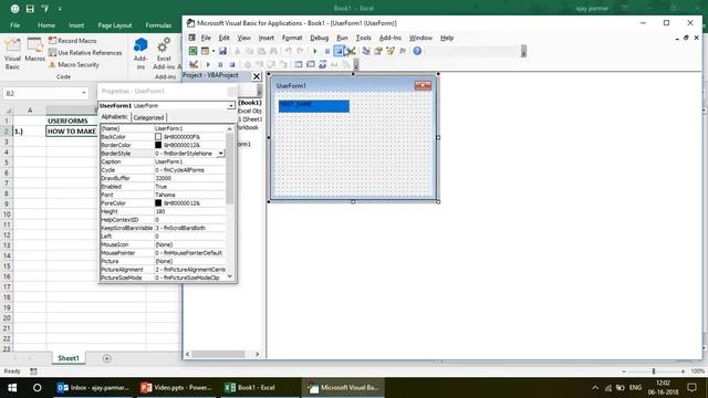 Learn Excel VBA USERFORM HINDI - LABELS - Series 1/10 смотреть онлайн