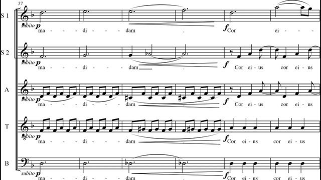 Mark Smythe - Umbra Animae for Choir (2008) [Score-Video] смотреть онлайн