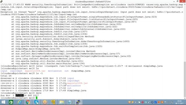 Execution of Mapreduce programs through Command Line смотреть онлайн