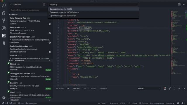 Some Must Have Plugins Episode 13(paste json as code Extension) смотреть онлайн