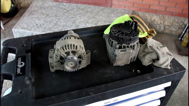 Замена генератора на FIAT Doblo Cargo 1,3 Multijet  Фиат Добло 2008