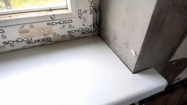 Мой первый монтаж подоконника. Это легко. Показываю, как самостоятельно установить подоконник. смотреть онлайн