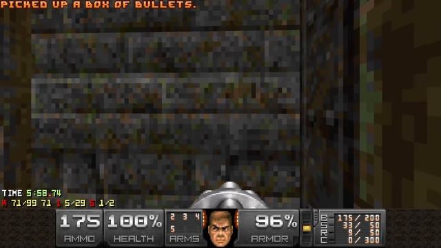 Doom II: BTSX E2 - MAP03: Wings of Thorn (Ultra-Violence Plus 100%) смотреть онлайн