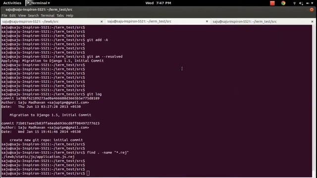 Git How to move all commits to another repository using git format patch and git am смотреть онлайн