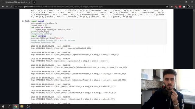 NLTK and Zeyrek POS-Tagger Comparison on Turkish | Task 4 смотреть онлайн