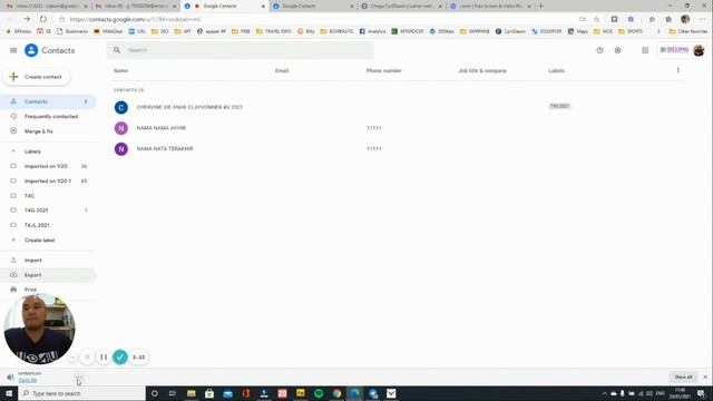 Bagaimana membuat fail Excel CSV untuk dimasukkan ke Google phone book смотреть онлайн