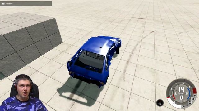 Краш тесты Москвич 2141 в BeamNG.drive//Frolov Ncap. смотреть онлайн