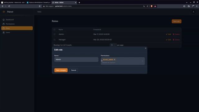 Painel Administrativo com Laravel, Filament e Laravel-permission #05 смотреть онлайн
