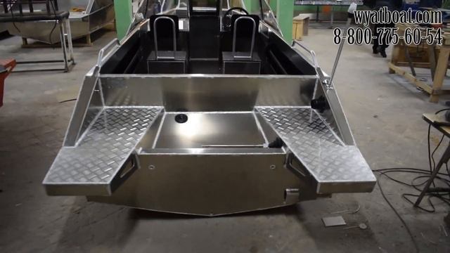 Видеообзор алюминиевой моторной лодки Неман 500DC без покраски от компании Вятбот смотреть онлайн