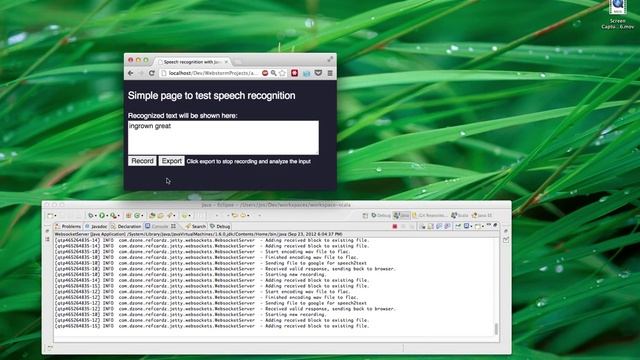 Speech recognition and audio capture using webrtc in chrome смотреть онлайн