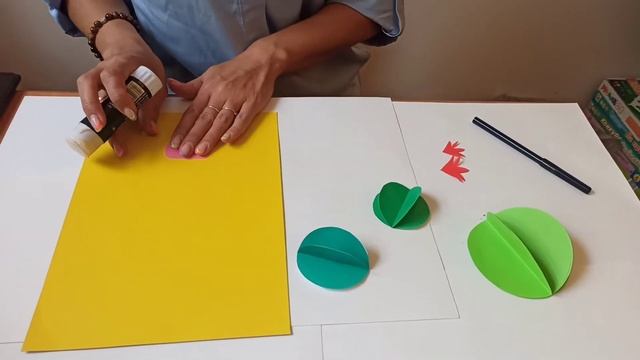 Аппликация "Кактус"/ открытка в подарок смотреть онлайн