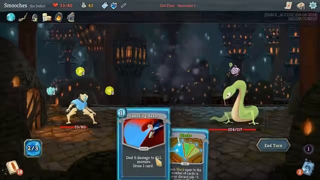 Slay the Spire - Defect run 1 - Smooches for Pooches смотреть онлайн