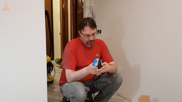 Шлифмашина эксцентриковая MAC ALLISTER MEOS400. Распаковка