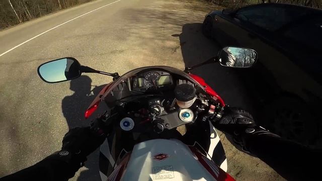 Бодрая Honda Civic vs Honda CBR600RR смотреть онлайн