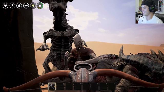 Conan Exiles - BIGGEST MONSTER IN THE GAME?? - (Conan Free Play Gameplay) смотреть онлайн