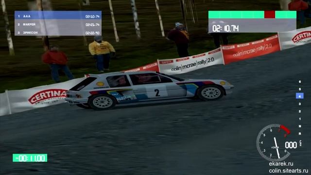 Прохождение Colin McRae Rally 2.0 на Peugeot 205 | Финляндия 1-2 | Finland. Rally stage 1-2 смотреть онлайн