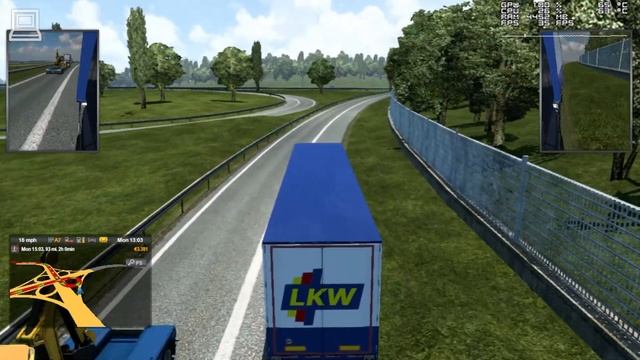 Euro Truck Simulator 2 Gameplay AMD Radeon R5 M230 смотреть онлайн