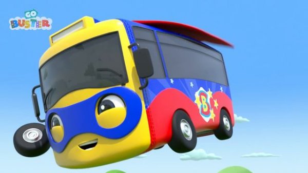 Super Hero Buster Saves the Day! Go Buster - Bus Cartoons & Kids Stories