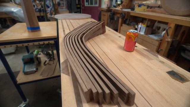Bending Wood for an Impossible Custom Walnut Table смотреть онлайн