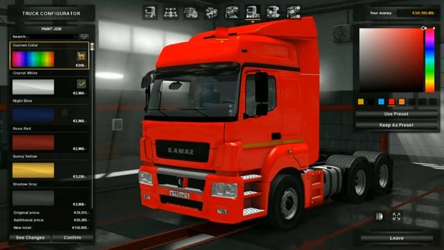 ETS2 (1.30.X) TRUCK KAMAZ 5490 | REVIEW - DOWNLOAD смотреть онлайн