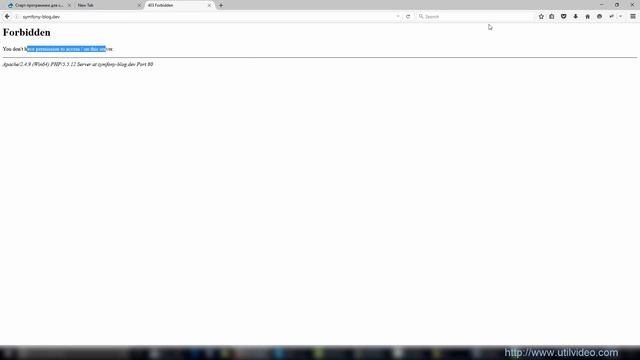 Подготовка файлов ( Свой блог на Symfony - ч1) смотреть онлайн
