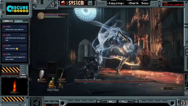 Dark Souls III The Fire Fades Edition - PlayStation 4 Pro - Part 2 - Obscure Japan Live Stream смотреть онлайн