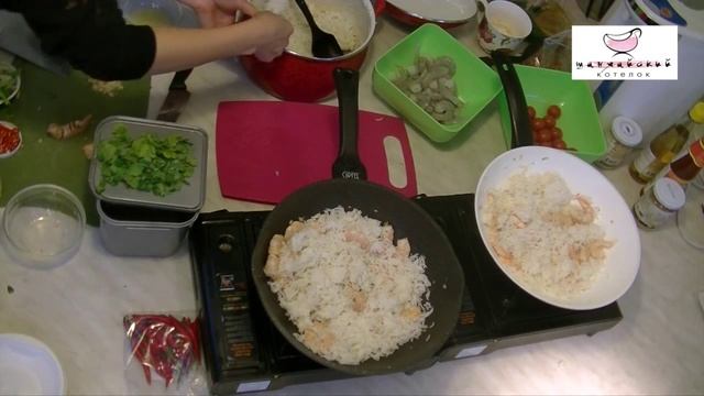 Жареный рис том ям с креветками смотреть онлайн