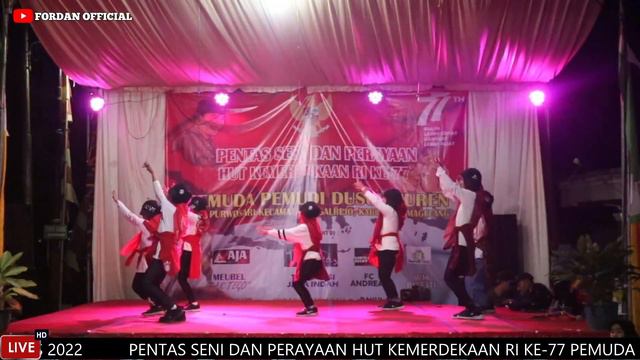 DANCE LINTING DAUN - PENTAS SENI & HUT RI KE-77 PEMUDA PEMUDI DSN NUREN, PURWOSARI, TEGALREJO смотреть онлайн