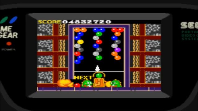 GAME GEAR - Bust A Move / Puzzle Bobble (Complete All 100 Levels) смотреть онлайн