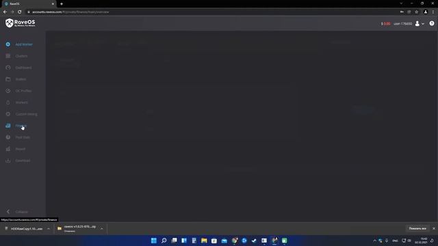 RaveOS установка и настройка