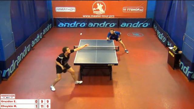 13. Евгений Груздов - Максим Ефройкин 3:1 (за 3-4 место) смотреть онлайн