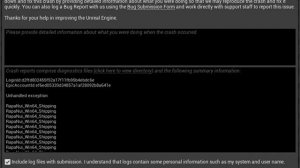 Unreal Engine 4 Crash Reporter 2023 05 02 23 14 44