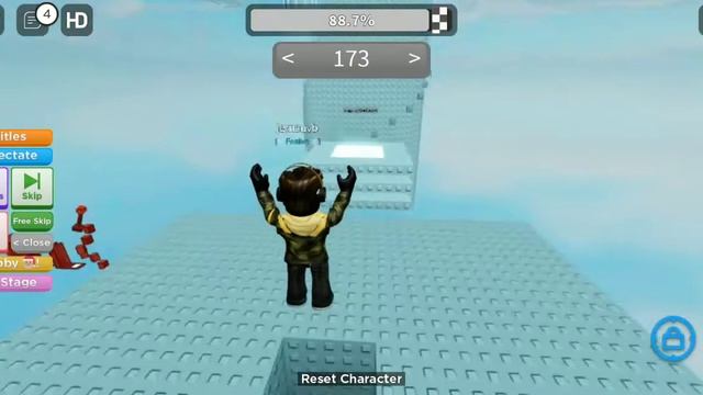 how to do 173 | no jumping difficulty chart obby | ROBLOX смотреть онлайн