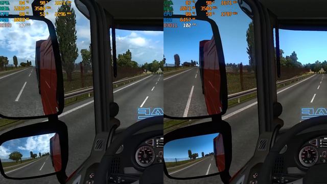 Euro Truck Simulator 2: DirectX 9 Vs DirectX 11