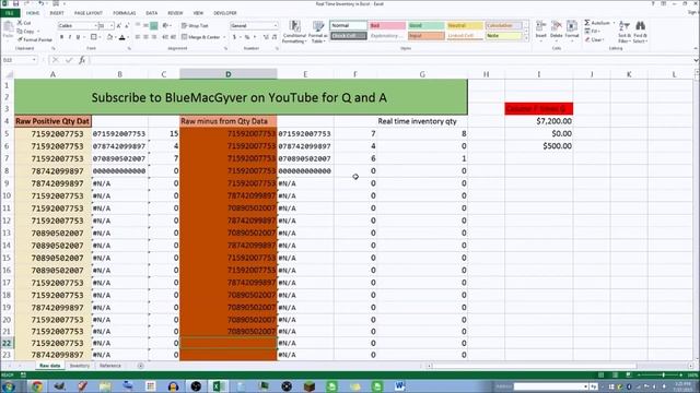 Real Time Inventory in Excel -free download смотреть онлайн