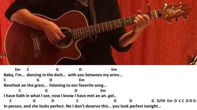 Perfect - Ed Sheeran (Duet with Beyonce) Guitar/Tutorial/Cover/Chords/Lyrics/easy смотреть онлайн