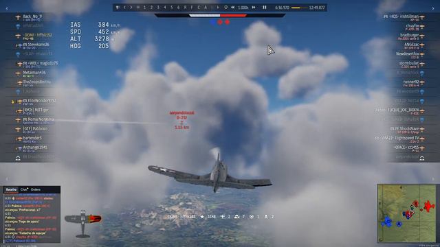 WAR THUNDER JOGANDO COM PC FRACO 10 KILL смотреть онлайн