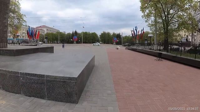 Луганск Сегодня, ВКЛЮЧИЛИ ФОНТАНЫ, ул. Советская, 1 Мая 2021 смотреть онлайн