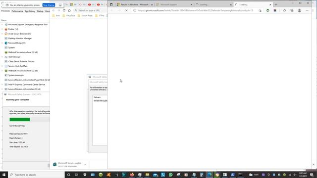 Microsoft Safety Scanner - Apparent Scan Completion Results смотреть онлайн