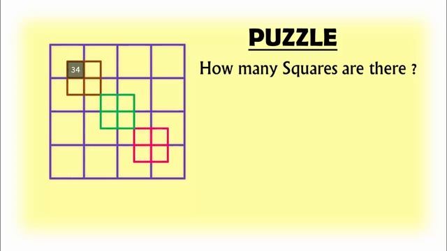 How Many Squares - Whatsapp Puzzle with Best Answer | How many squares are there in this picture ? смотреть онлайн