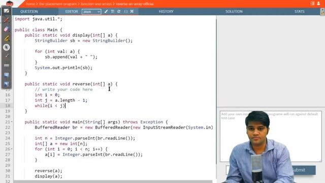 Reverse an Array - Solution | Functions and Arrays | Data Structures and Algorithms in JAVA смотреть онлайн